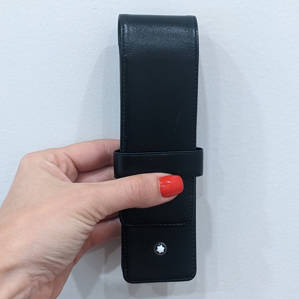 $215 MSRP Montblanc Meisterstück 2 Pen Pouch